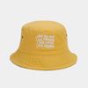 Hat Women's Fashion Summer Letter Embroidered Bucket Hat Men's Outdoor Breathable Sunscreen Sun Hat Versatile Outing Basin Hat