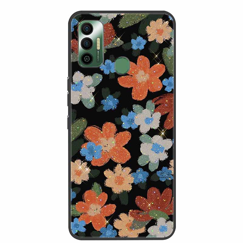 Per Tecno Spark 7 Custodia Lusso Silicone Morbido TPU Cover Custodie per Telefono Per Tecno Spark 7 Pro Spark 7P Spark7 Protettiva KF6 Coque