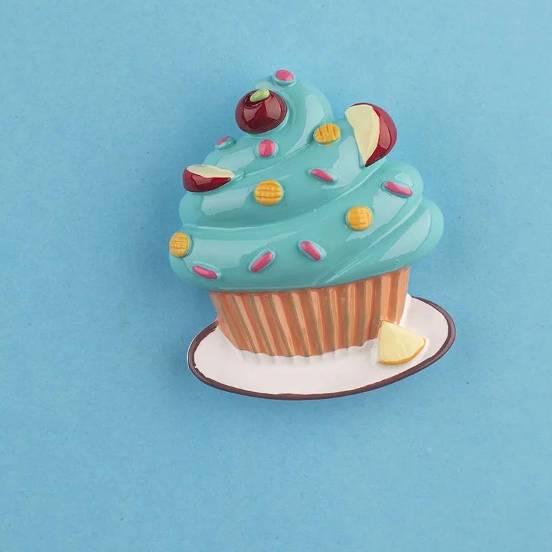 

Kawaii Cupcake Fridge Magnets Home Decor Creative Message Board Magnetic Stickers Children Toys Fridge Stickers