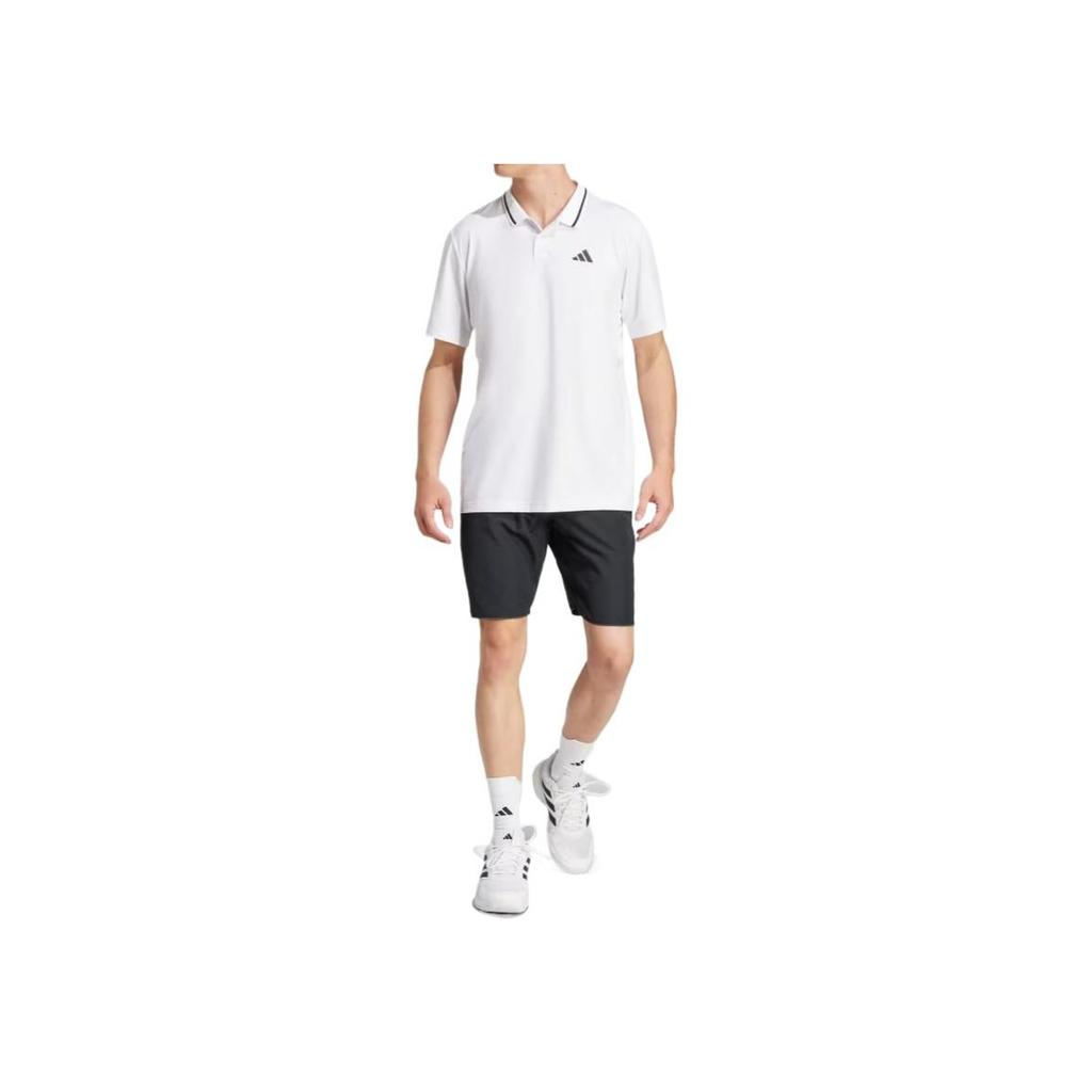 adidas Tennis Climacool Bequem Lässig Vielseitig Kurzarm Poloshirt Herren Poloshirts Weiß JD8644