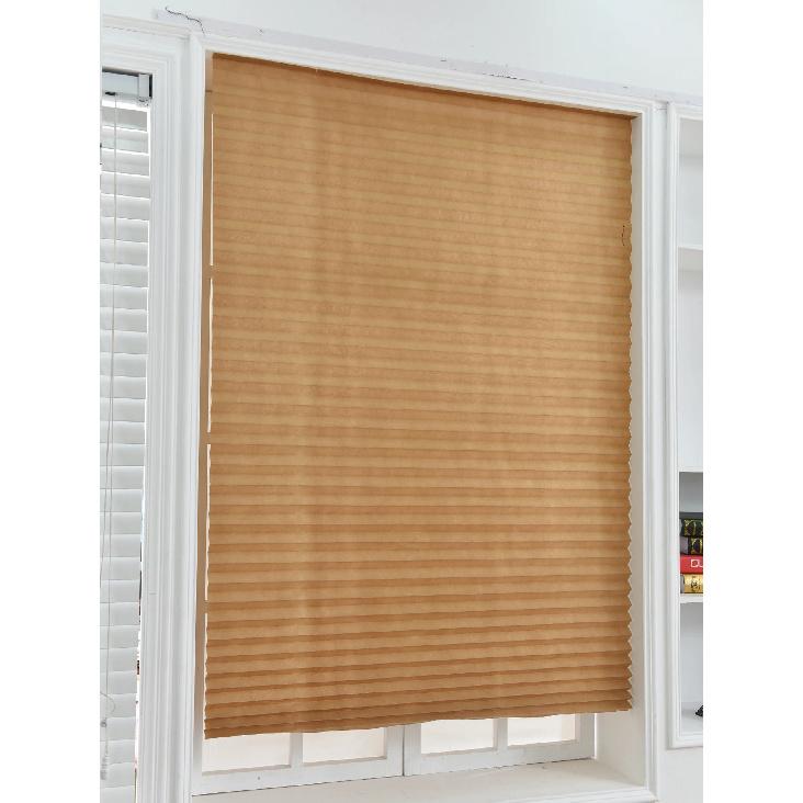 Dropshipping House Apartment Use White Blinds Adhesive Pleated Blinds Shades Window Door To Protect From Sun
