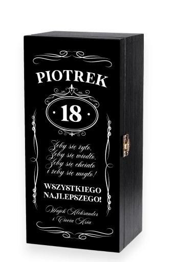Prezent Na 18 20 30 40 50 60 70 Urodziny Dla Faceta Pudełko Na Whisky