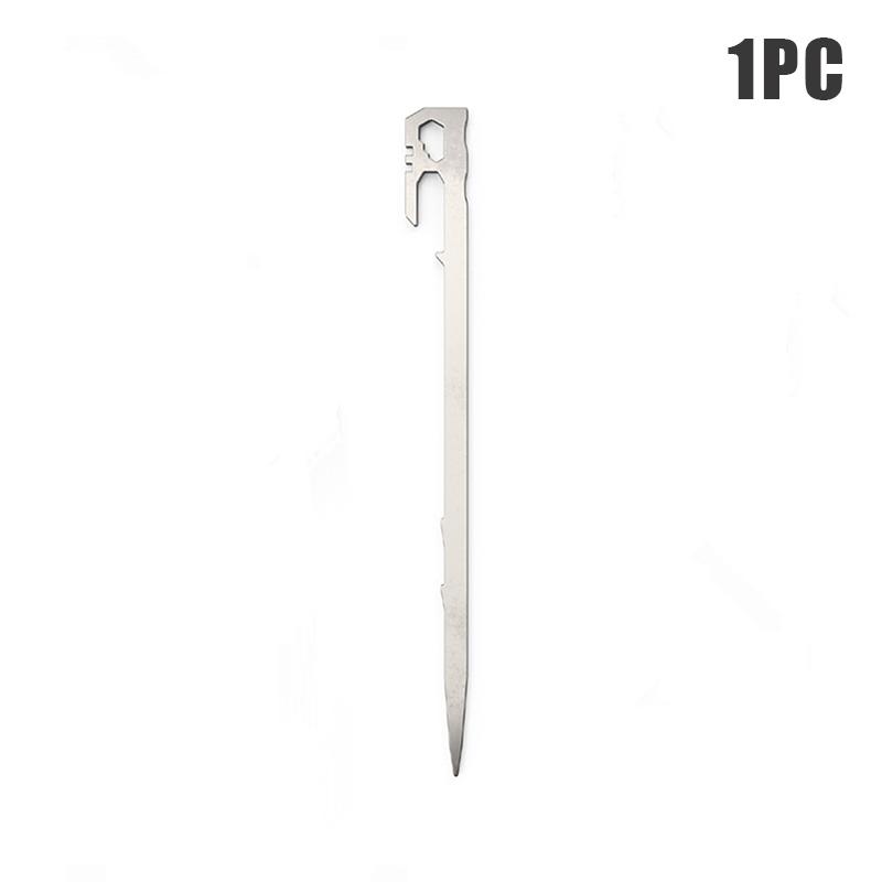 

6 шт. Колышки для палатки для кемпинга, колышки для тента, 28 см, нержавеющая сталь, садовые гвозди для грунта, колышки для пляжных навесов, гамака, батута