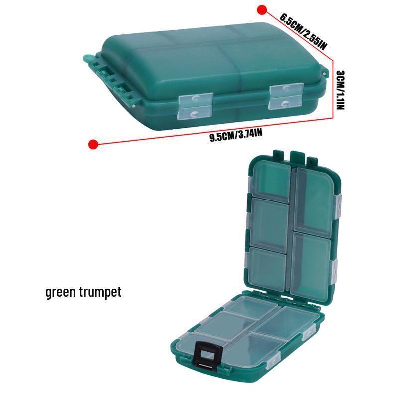 Double-Layer Mini Fishing Tackle Box for Small Lures and Hooks