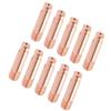 10xMB 15AK MIG MAG M6 Welding Weld Torch Contact Tips Holder Gas Nozzle Gold