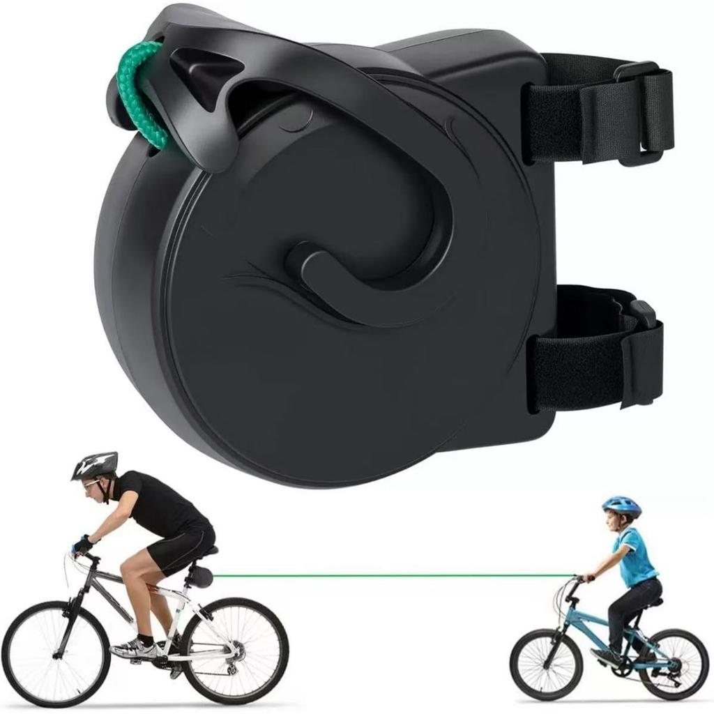Retractable Bicycle Tow Traction Rope, MTB & Cycling Stretch Pull Strap for Parent-Child Riding, Kids Bike Trailer Tow Rope