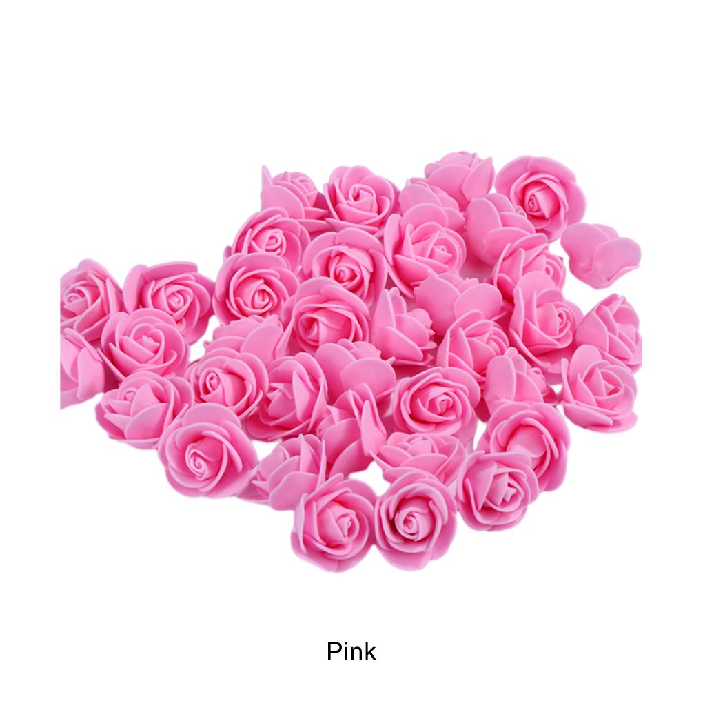 500x Beautiful And Realistic Flower Arrangements Effortlessly PE Foam Rose Head Artificial Flower