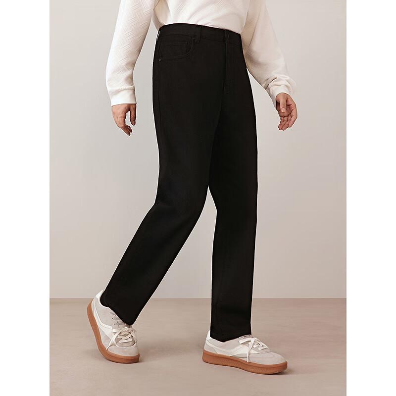 GXG Men's Classic Stretch Straight Leg Black Jeans