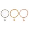 3pcs Popcorn Bracelets Alloy Elastic Charm Bracelets 3 Colors Couple Bracelet Set