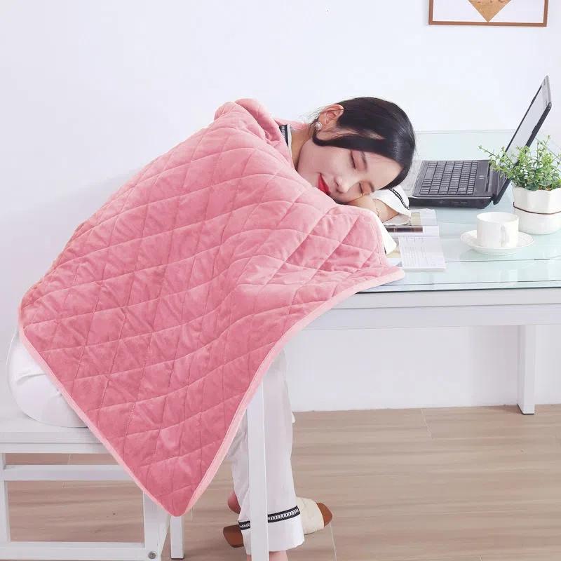 USB Electric Blanket Multifunction Shawl Warming Blanket 5V Low Voltage Electric Blanket Heating Cover Blanket Office Home