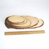 Small Natural Oval Wood Slices Circles Tree Bark Log Discs DIY Crafts Wedding Party Painting Decoration 10-30cm 1pcs