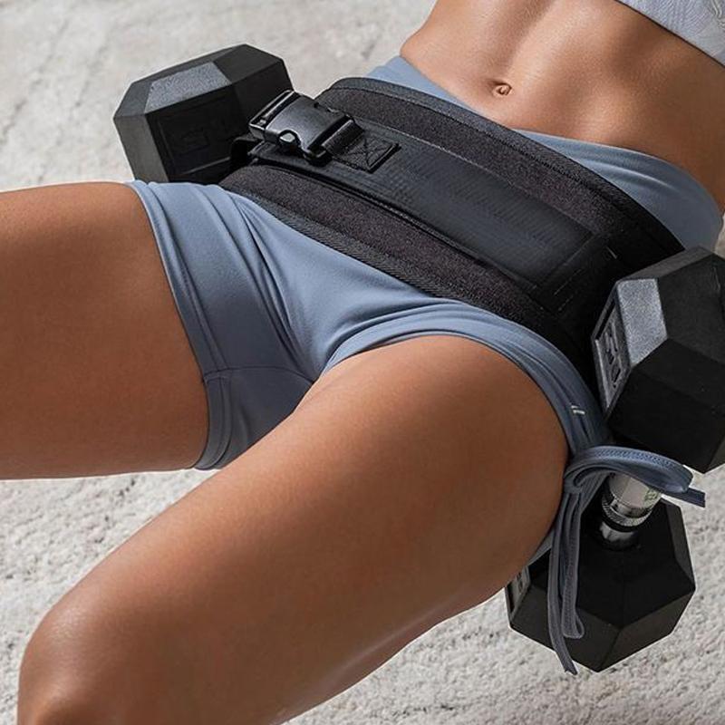 Weighted Belt Weighted Waist Training Belt Adjustable Resistance Ergonomic Design Exercise Hip Thrust Hip Training Belt