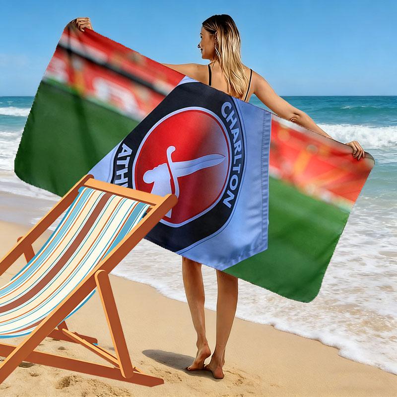 CAFC Print Beach Towel, Large Soft Quick Dry Towel for Beach Camping Swimming