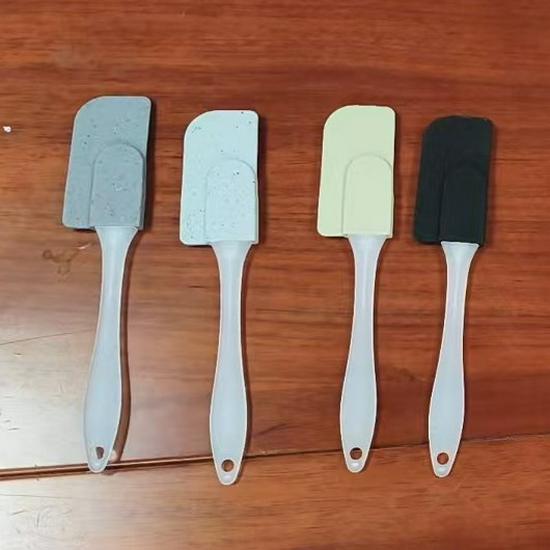 Multi-functional Detachable Silicone Spatula & Scraper with Wooden Handle
