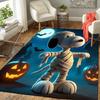1Pc Snoopy Halloween Mummy Night Rug Office Carpet Indoor Outdoor Doormat Nonslip Soft And Comfortable Living Room Christmas Halloween Gift D91896