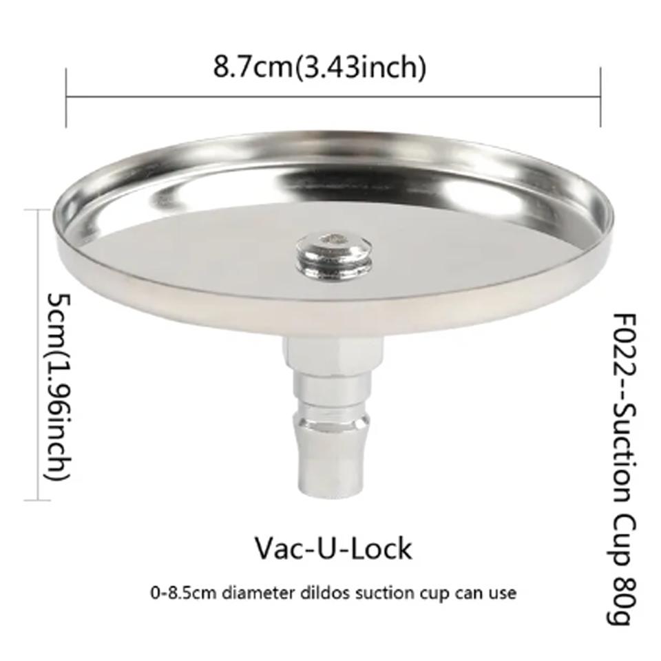 DTSUDU Vac-U-Lock Sex Machine Metal Accessories for Automatic Quick Plug Masturbation Machine Women and Man Sex Toy Adapter