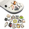Cute Cartoon Cat Shoe Charms: Soft DIY Accessories for Garden Shoes