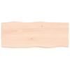VidaXL Table Top Solid Oak Wood Untreated Matching Edge 363883