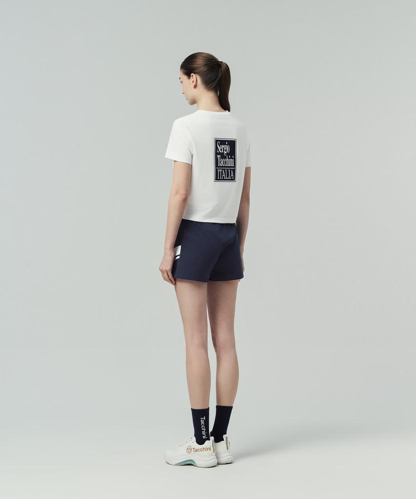 SERGIO TACCHINI W Bag Artwork Short Sleeve T-Shirt (White)