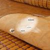 Mahjong Tile Bamboo Summer Cool Seat Cushion for Office, Car, and Home