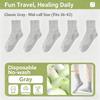 Disposable Crew Socks Unisex Non Washable Daily Use Socks Pack of 5 Pairs Suitable for Travel Business and Home Use