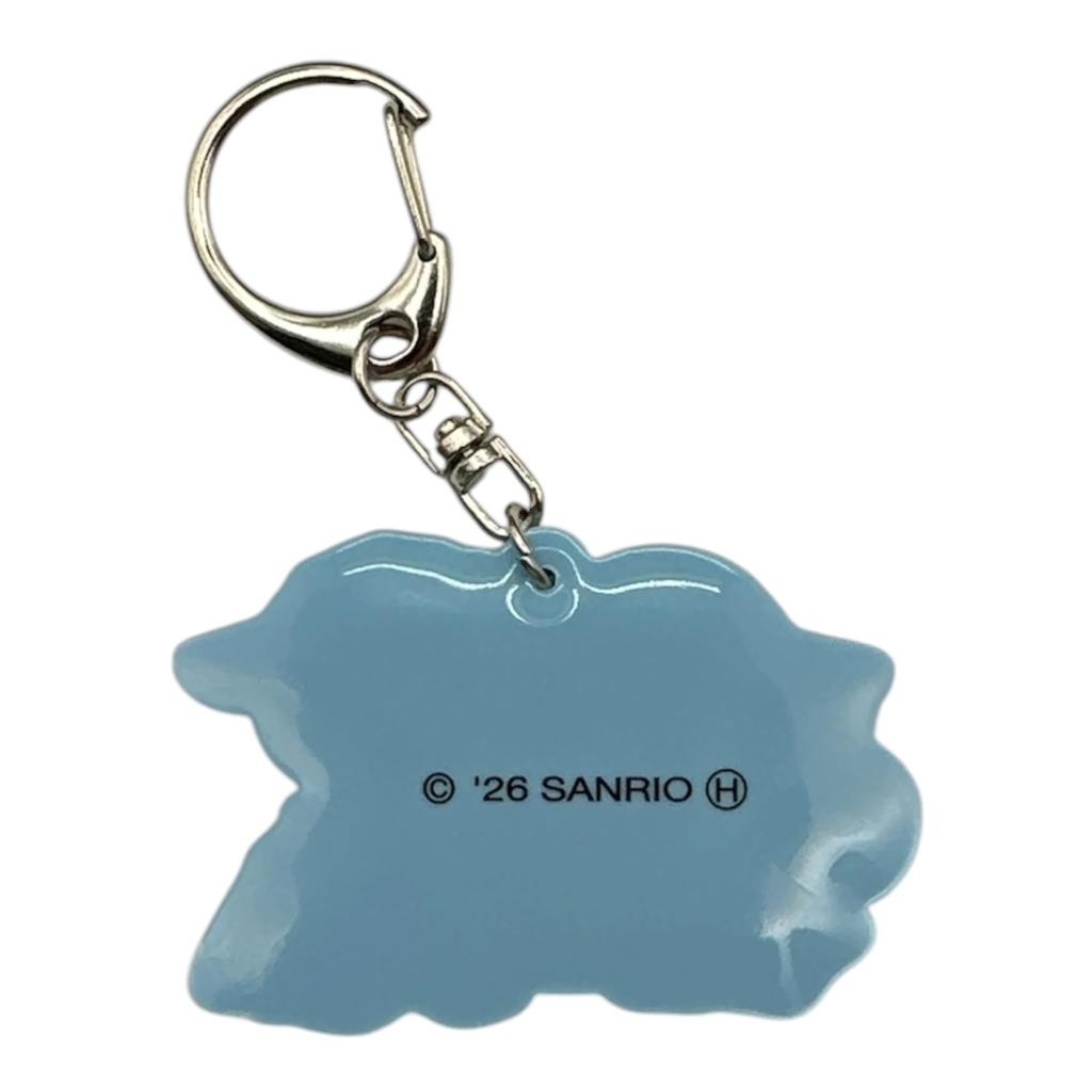 Marimo Craft Sanrio Active Series Rubber Keychain Patty Jimmy Cute Keyring Bag Charm for Women and Kids & W58×H38.6mm SRNY-037