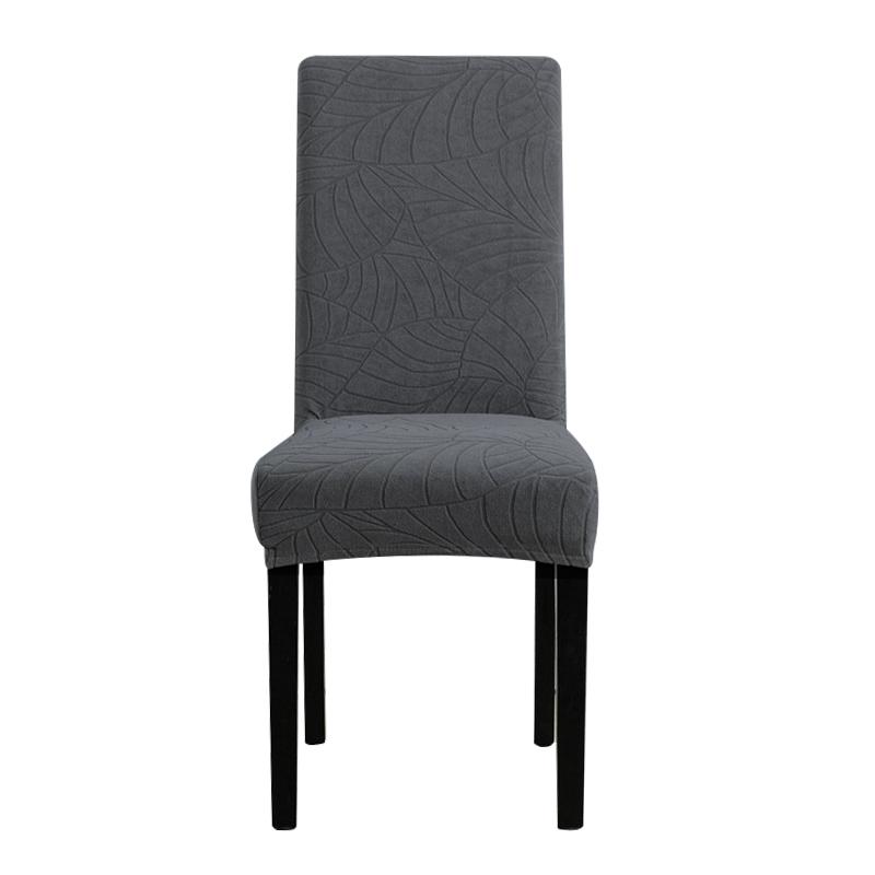 1/2/4PCS Premium Stretch Jacquard Chair Covers Fits Most Chairs Dining Room Restaurant Home Decor Leaf Pattern Chair Slipcover