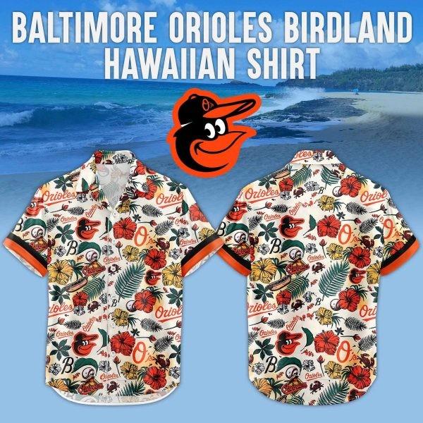Balti*more Orioles 2025 Birdland Hawaii Shirt Unisex T-Shirt S