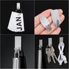 6 Pcs New Kitchen Office Self Adhesive Wall Hooks Stainless Steel Cloth Hanger