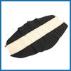 Universal Motorcycle Dirt Bike Faux Leather Soft Seat Cover Anti Slip Seat Cushion Yellow Black Item Replacement