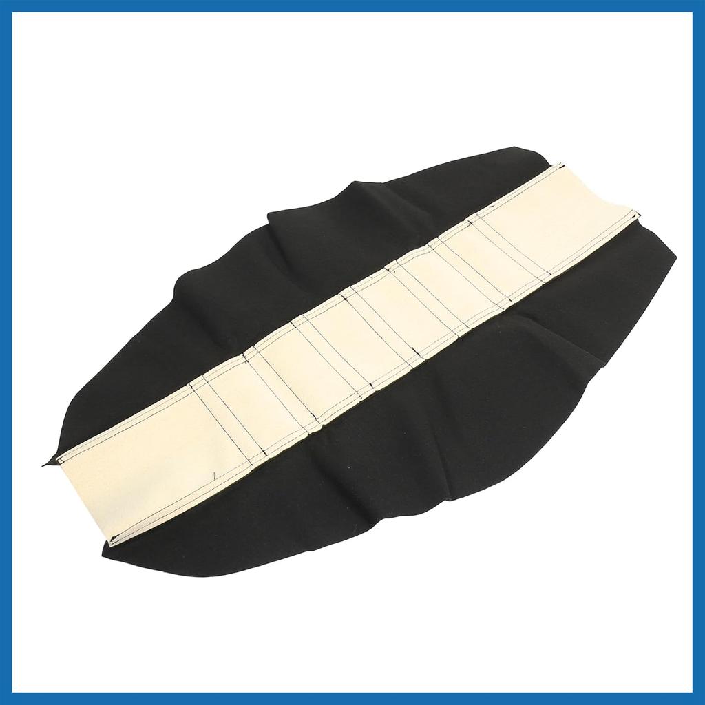 Universal Motorcycle Dirt Bike Faux Leather Soft Seat Cover Anti Slip Seat Cushion Yellow Black Item Replacement