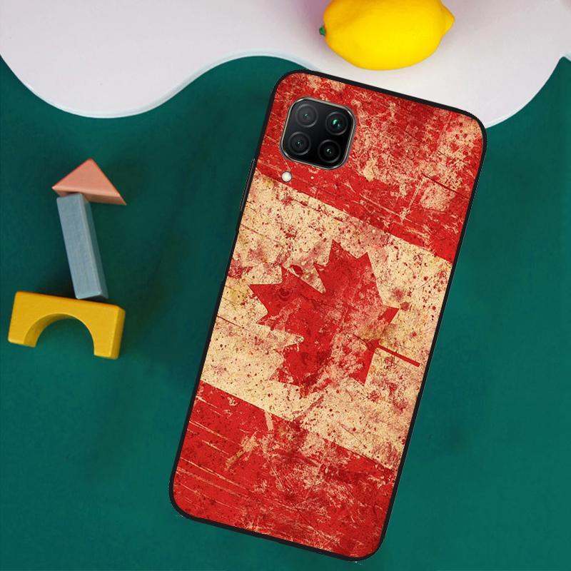 Canada Canadian Flag For Huawei Nova 11i 12s 12i 8i 7i Y73 Y70 Y90 Y60 Y72 Y61 Y91 9 10 SE P30 Pro P40 Lite Case
