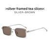 Metal Square Sunglasses For Men And Women Uv400 With Tinted Lenses For Casual Fashion