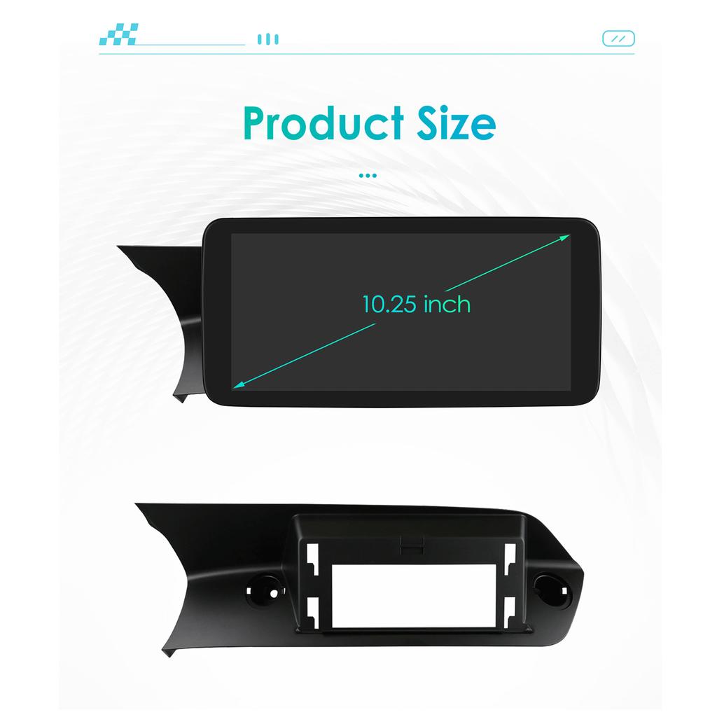 Hizpo 4G LTE Intelligent  RDS Android 13 Octa Core 2 Din Car Radio Support DSP Carplay Android Auto for Mercedes Benz C-Class W204 2011-2014 NTG 4.5