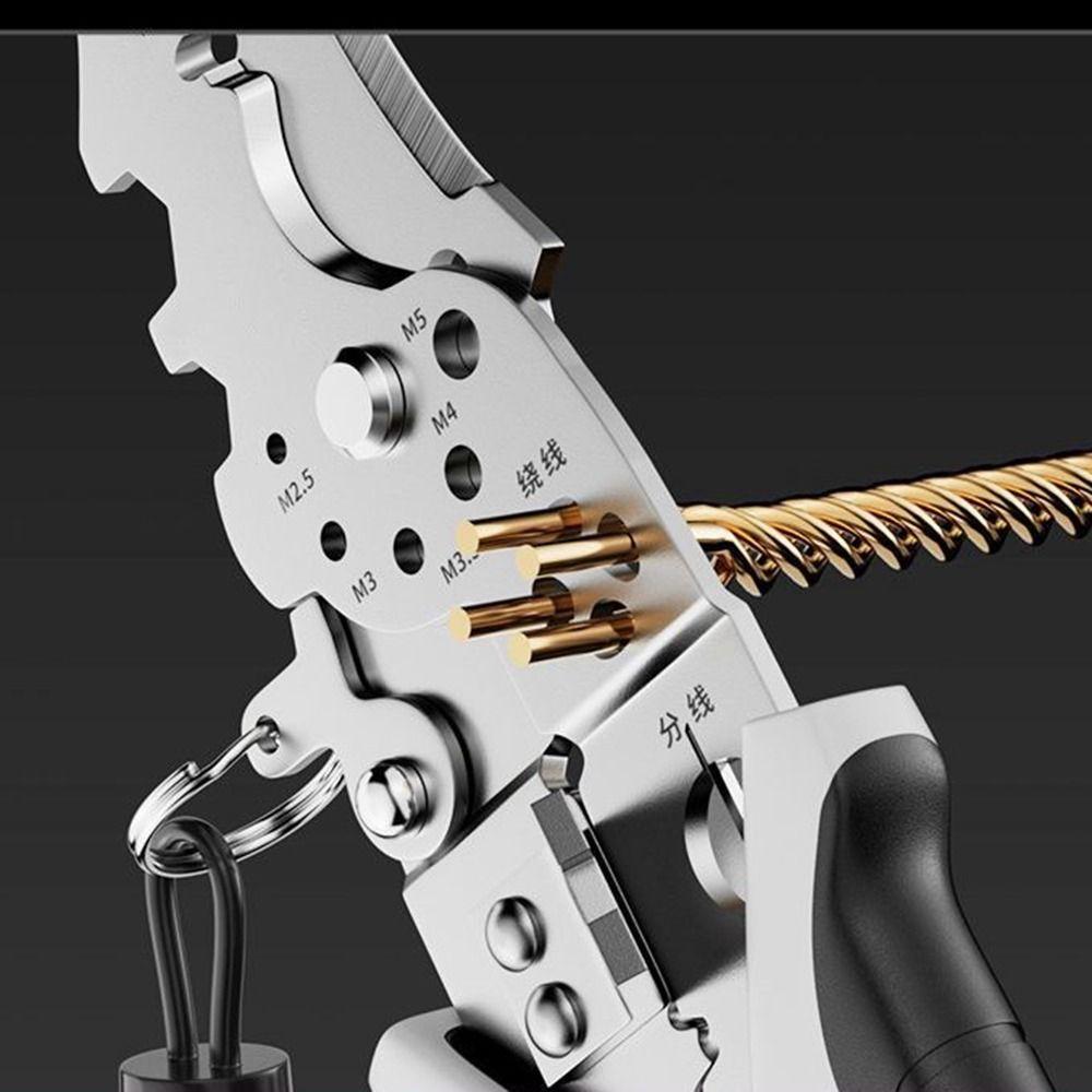 With Elbow Wire Stripper Pliers Cable Wire Wire Cutting Pliers  Crimping Tool