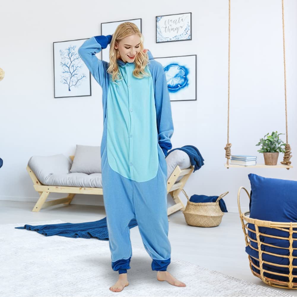 Niedliches Kigurumi Kigurumi Erwachsene Winter Unisex [Formemory] Pyjama, Loungewear, Nachtwäsche, Pyjama, Loungewear, mit Kapuze, weich, Homewear, flauschig, Schutz,