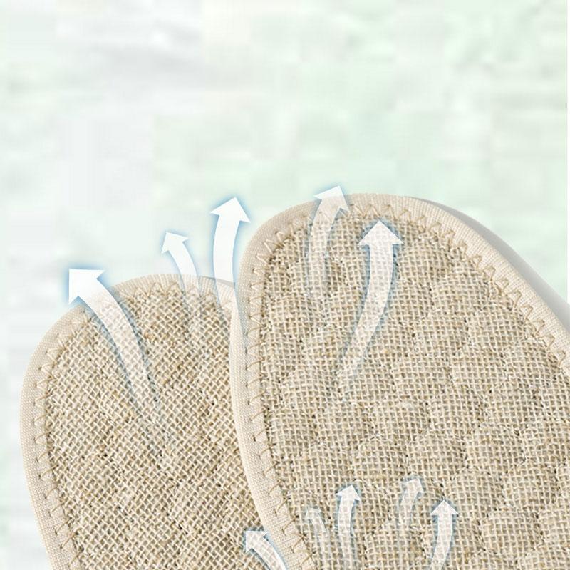 Natürliche Pflanzen-Einlegesohlen Atmungsaktiv Geruchlos Warm Sommer Schuhpolster Für Männer Und Frauen