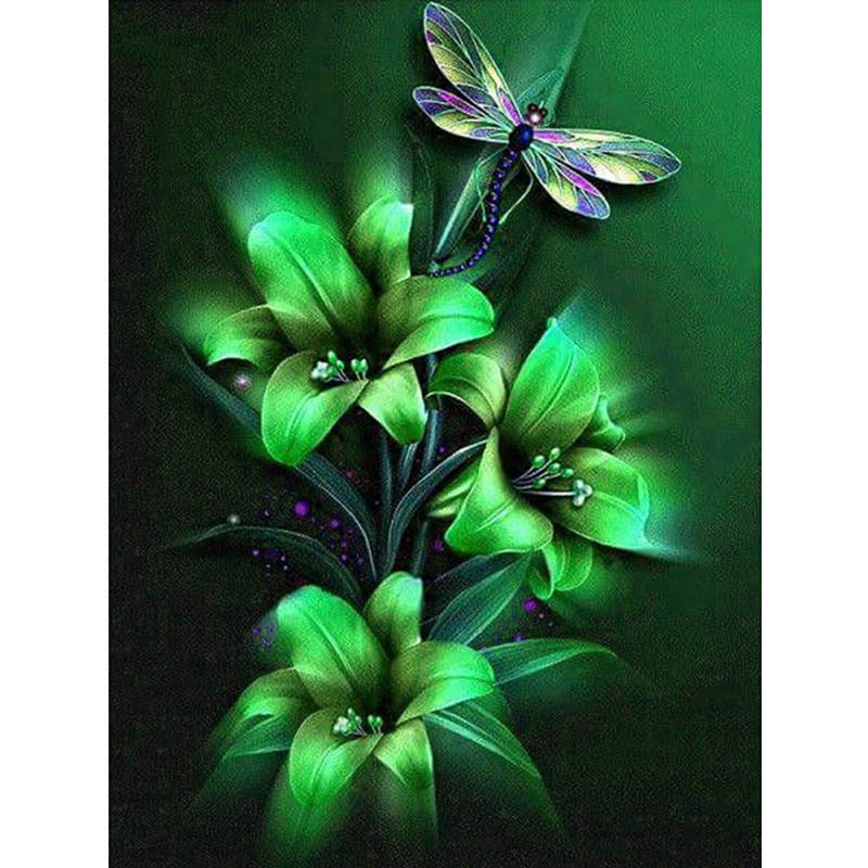 5D DIY Diamond Painting Pretty Butterfly Flower Art Diamond Embroidery Cross Stitch Kit Full Rhinestone Mosaic Home Decor