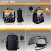 FORTNITE Cartoon Children's Picnic Bag, Kids Insulated Cooler Lunch Bags Cute Portable Lightweight, For Boys & Girls Ages 5-10.