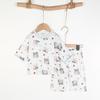 Youkesi Mädchen Klimatisierte Sommer-Pyjamasets, Alter 3-15, Größe 80-160cm, Set mit 3/4-Ärmel und Hose