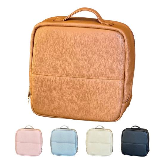 Standing Cosmetic Bag Stand-up Travel Makeup Bag Toiletry Organizer with Multiple Compartments for Women Vacation Business Trips Daily Use