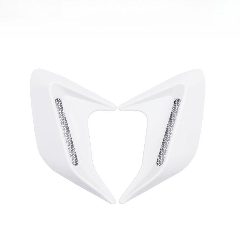 Car Front Bumper Decor Sticker Side Air Vent Car Splitter Wing Spoiler Canard Car decoration Universal