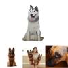Kreatives 3D-Simulations-Hundekissen, Plüschtier Hund Stofftier für Kinder, Kurzer Plüschstoff, PP-Baumwollfüllung, Verschiedene Größen und Farben