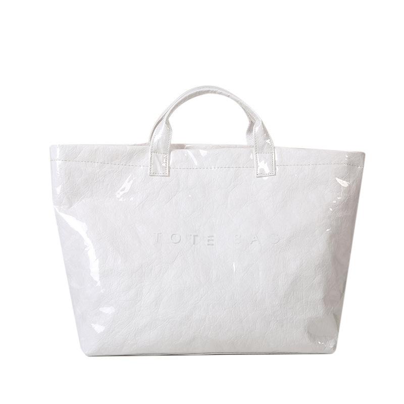 Women s large capacity fashionable shoulder bag women s stylish shopping bag women s casual hand-held tote bag B 2190₽