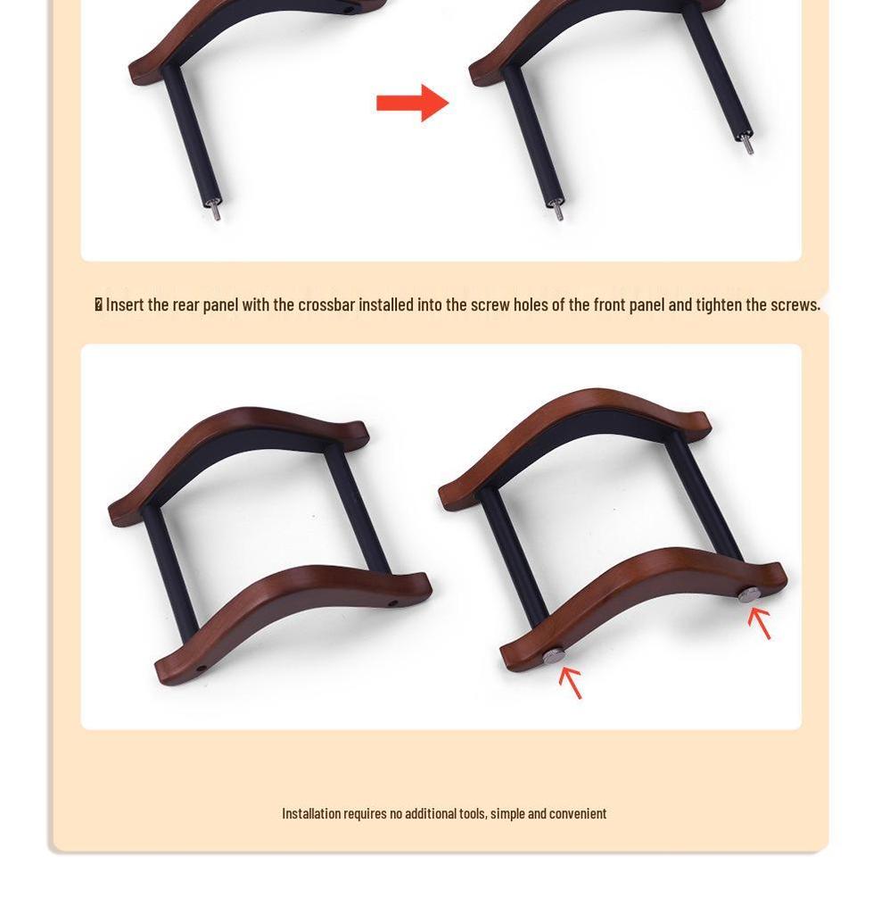 Acacia Wood Portable Detachable Guitar Stand