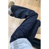 Women's Plus Size High Waist Dark Blue Wide Leg Jeans - Autumn Slimming Straight Leg Pants for Pear-Shaped Body.