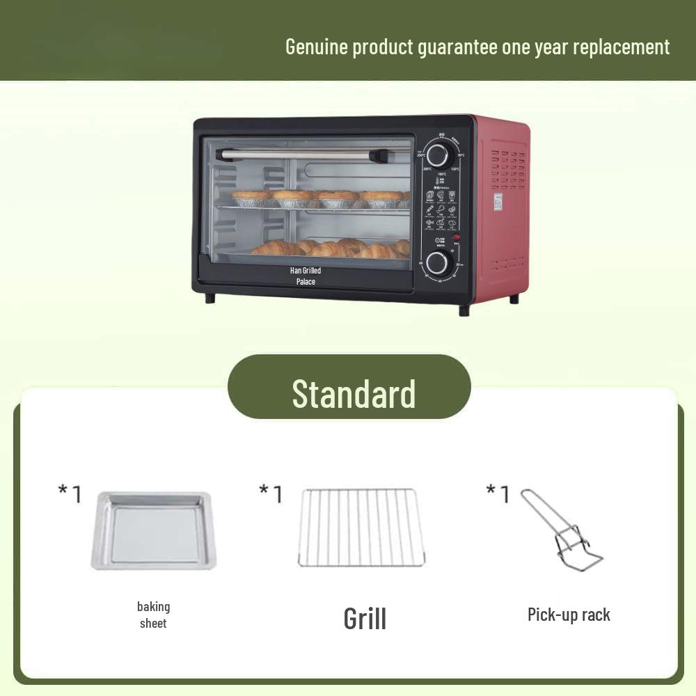 48-Liter Multifunction Electric Oven: Large-Capacity Microwave for Baking & Roasting Whole Chickens