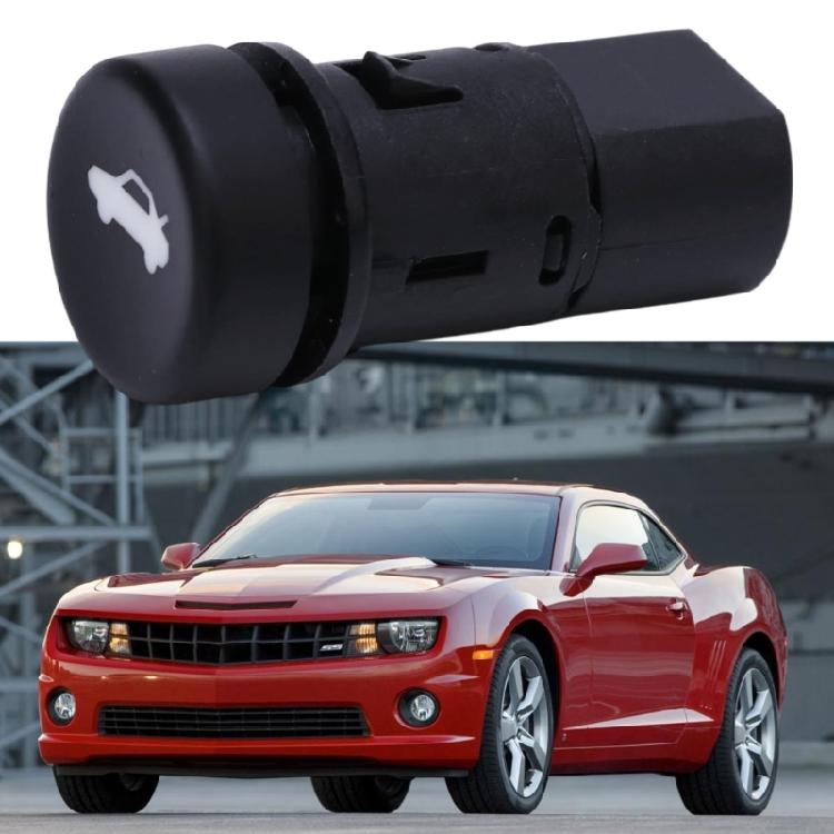 Cargo Access Trunk Release Button for 2010-2015 Model Years, Rear Button Part 22734487 with Black Round Icon Cap for Repair Use Part