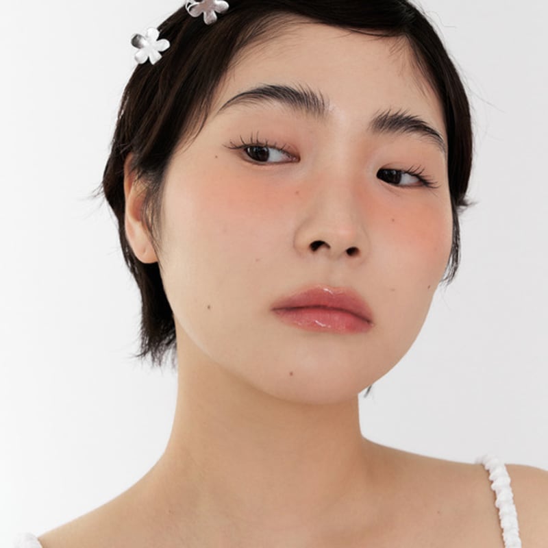 Geegee [2SET] Metal Flower Hair Clip - 2color