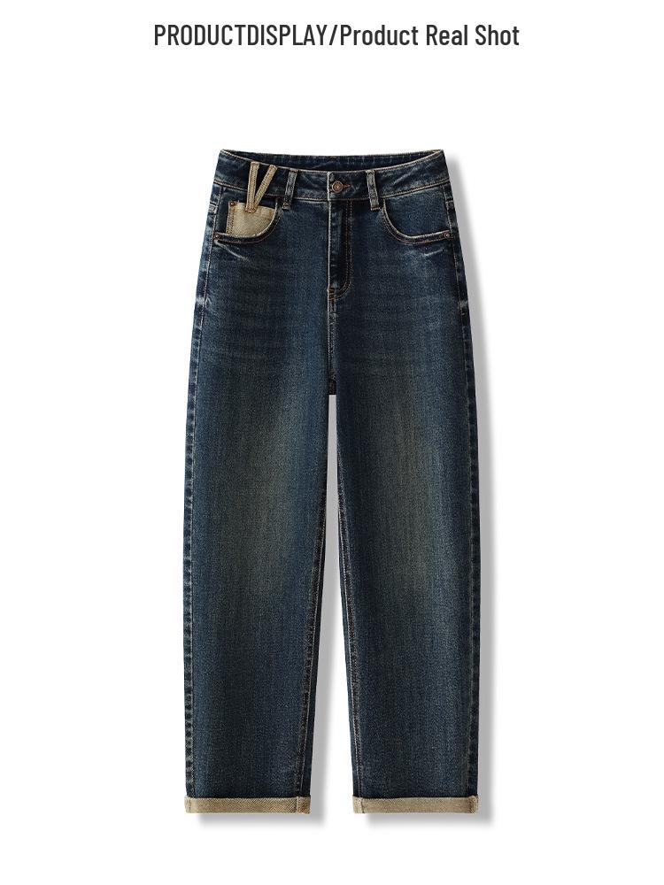 Women's High-Waisted Slimming Harem Jeans - Versatile, Loose-Fit Casual Pants